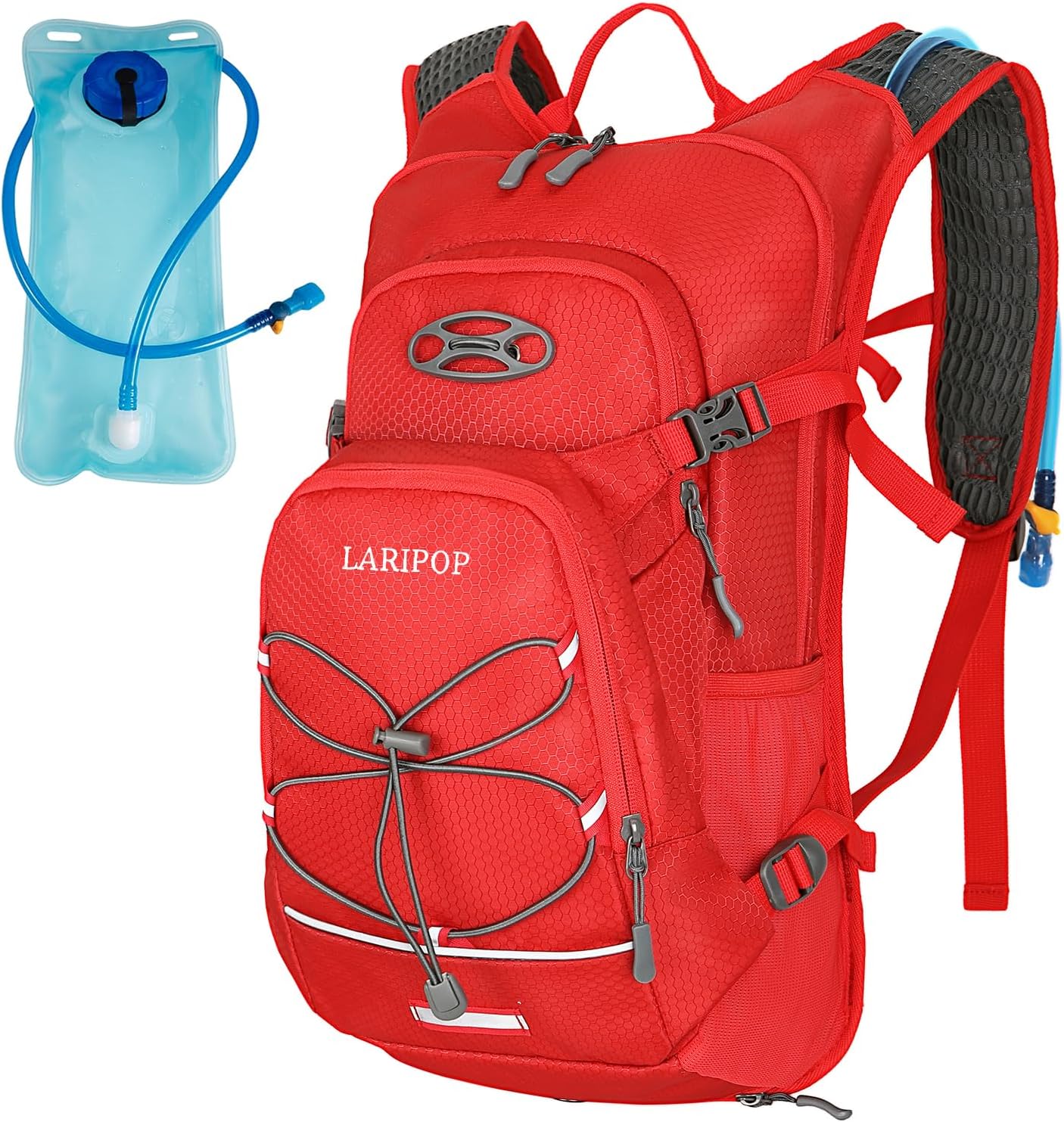 LARIPOP 18L Hydration Backpack with 2L Leak-Proof Water Bladder for Hiking Cycling Running Men Women