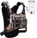 Zelvot Running Vest with 2L Water Bladder, Hydration Backpack, U.S. Design Patent, Lightweight Hydration Pack with Gear Holder, Reflective Chest Pack for Men Women