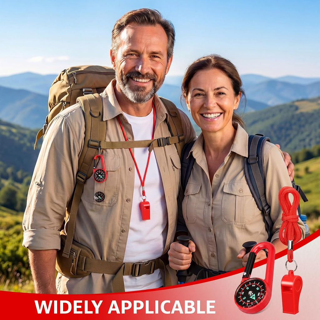 Honoson Emergency Whistle Compass Set