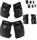 Adult Knee and Elbow Pads Set with Wrist Guards,Protective Gear for Skating