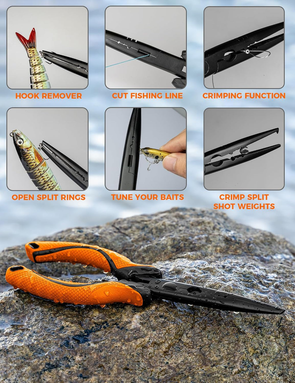 Fishing Tool Kit,Fishing Gear for Fly Fishing, Ice Fishing