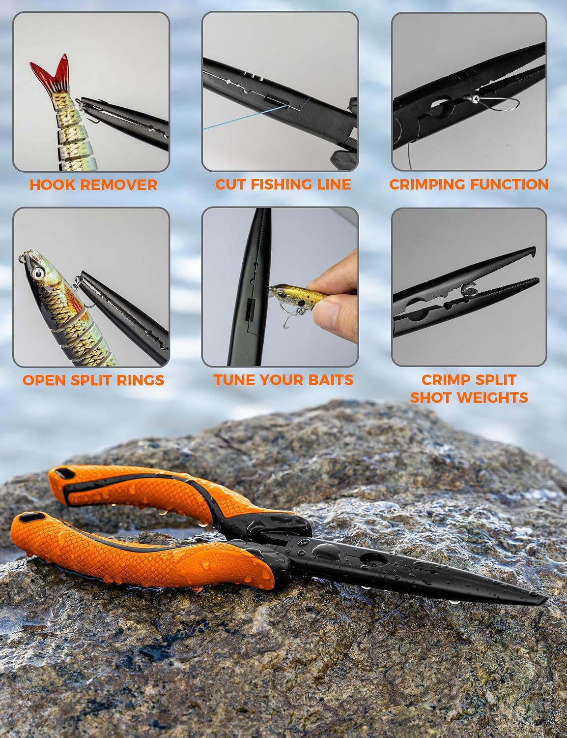 Fishing Tool Kit,Fishing Gear for Fly Fishing, Ice Fishing
