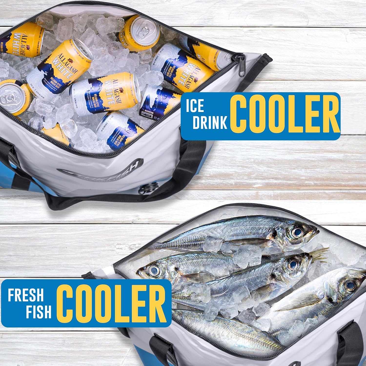THKFISH Insulated Fish Cooler Bag, Fish Kill Bag for Caught Fish