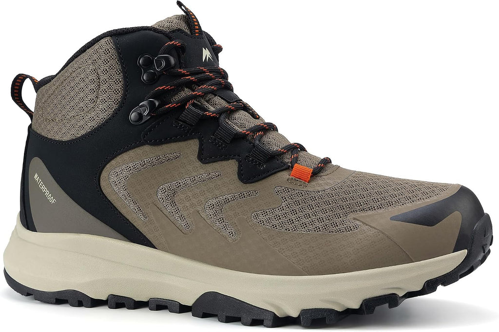 Men's Waterproof Hiking Boots Lightweight Comfortable Outdoor Walking Trail Boots Shoes