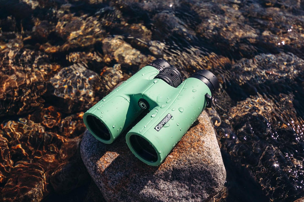 Barska Crush 10x42 Binoculars – Lightweight, Compact & Shockproof Design in Bright Colors for Hiking, Travel, Concerts, Sports, Great Gift Idea – Case & Strap Included