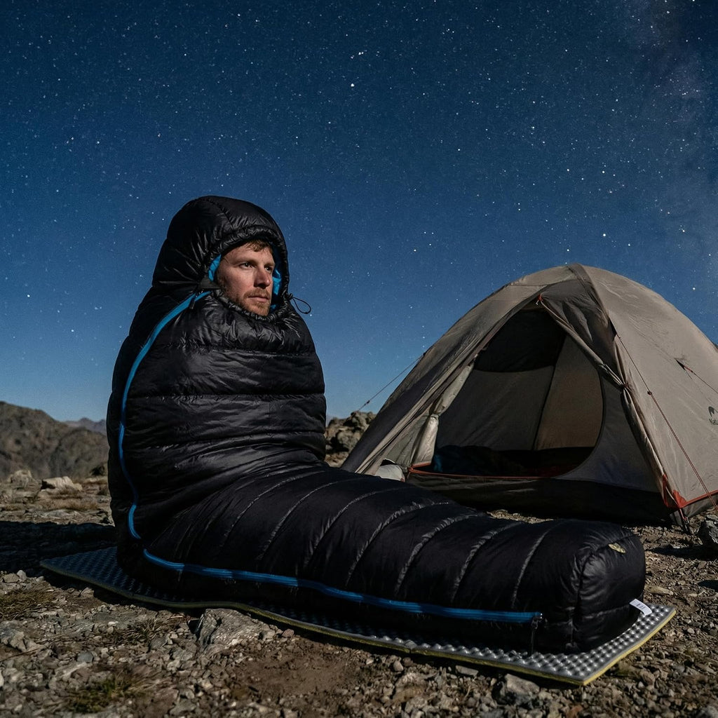 Naturehike 0 Degree Ultralight Down Sleeping Bag for Adults, 650 Fill Power, Backpacking Cold Weather Sleeping Bag with RDS Down, -2℉ / 18℉ Sleeping Bags for Camping, Hiking
