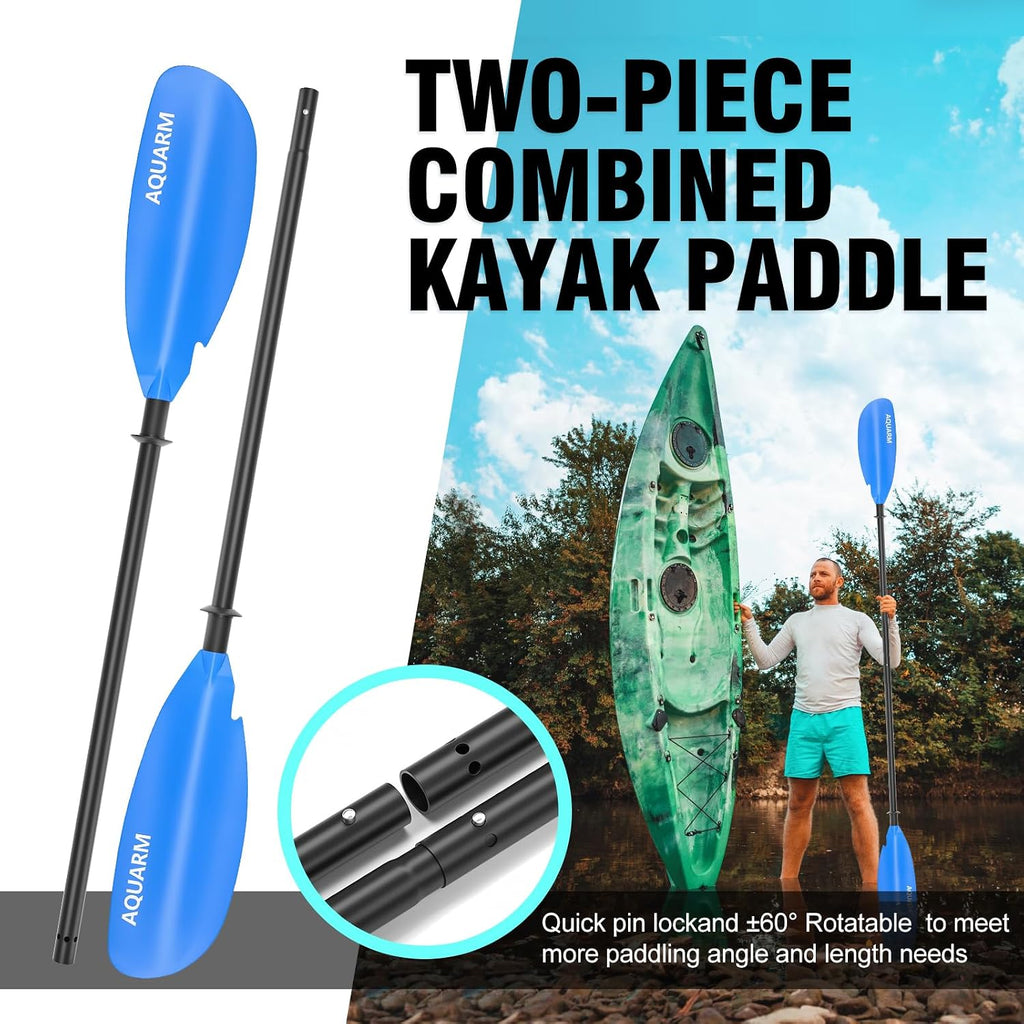 Kayak Paddle 231cm/91inch, Adjustable and Lightweight Kayaking Oar