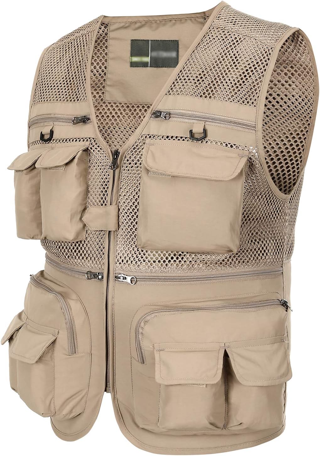 Spanye Mens Outdoor Fishing Vest Safari Travel Photography Vests Jacket Multi Pocket