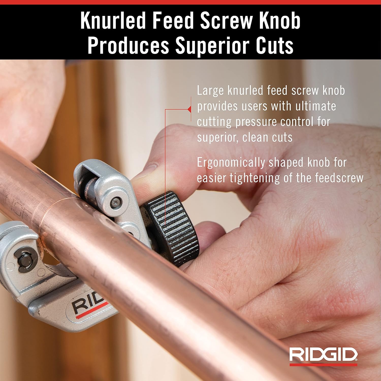 Ridgid - CC247 RIDGID 40617 Model 101 Close Quarters Tubing Cutter, 1/4-inch to 1-1/8-inch Tube Cutter Silver