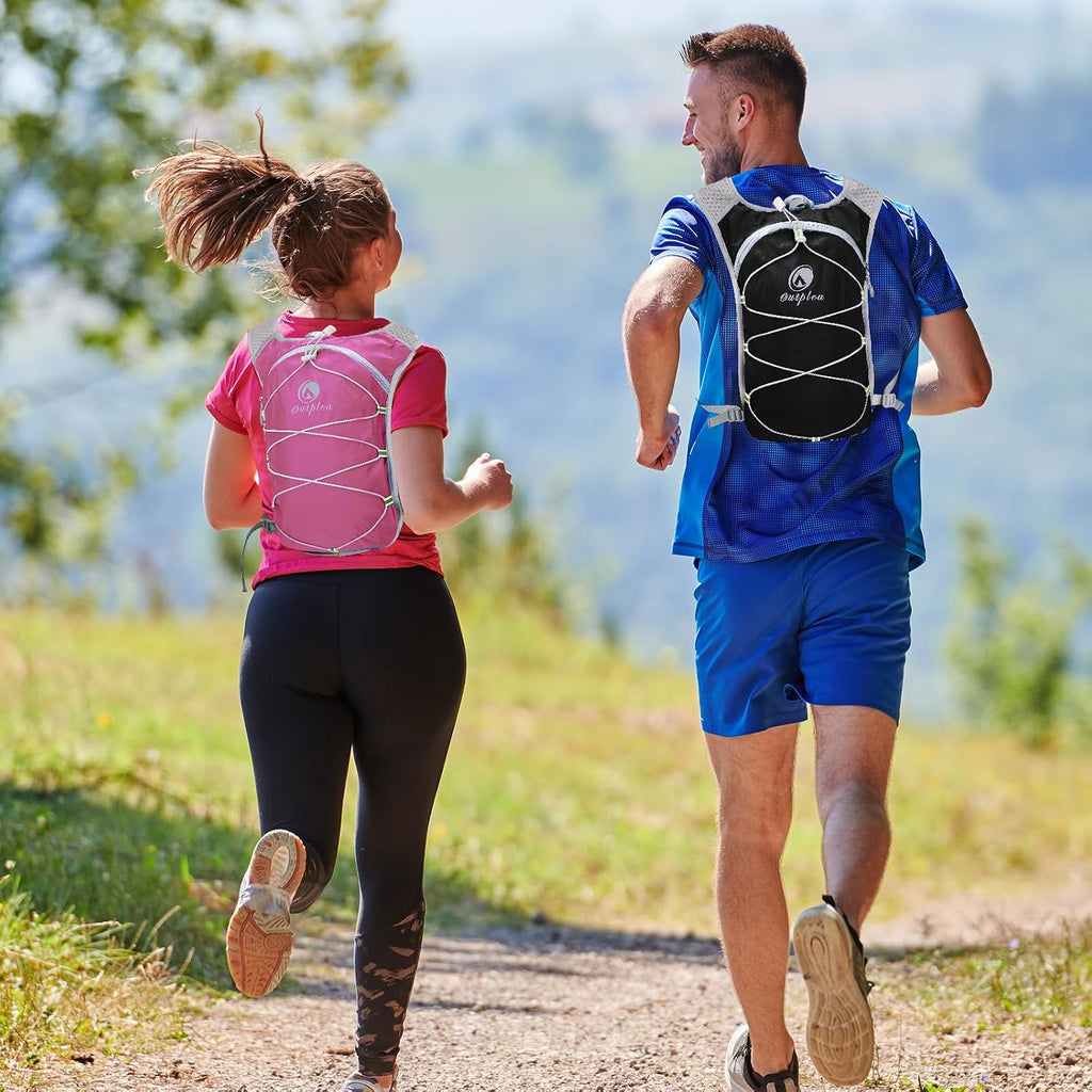 Ouplea Small Running Hydration Backpack Hydro Vest with 2L Water Bladder