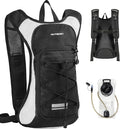 OUTSKIRT Hydration Backpack with 2L Water Bladder, Lightweight and Breathable Running Hydration Pack, Water Backpack for Hiking, Cycling, Trail Running, Marathons & Outdoor Adventures for Men Women