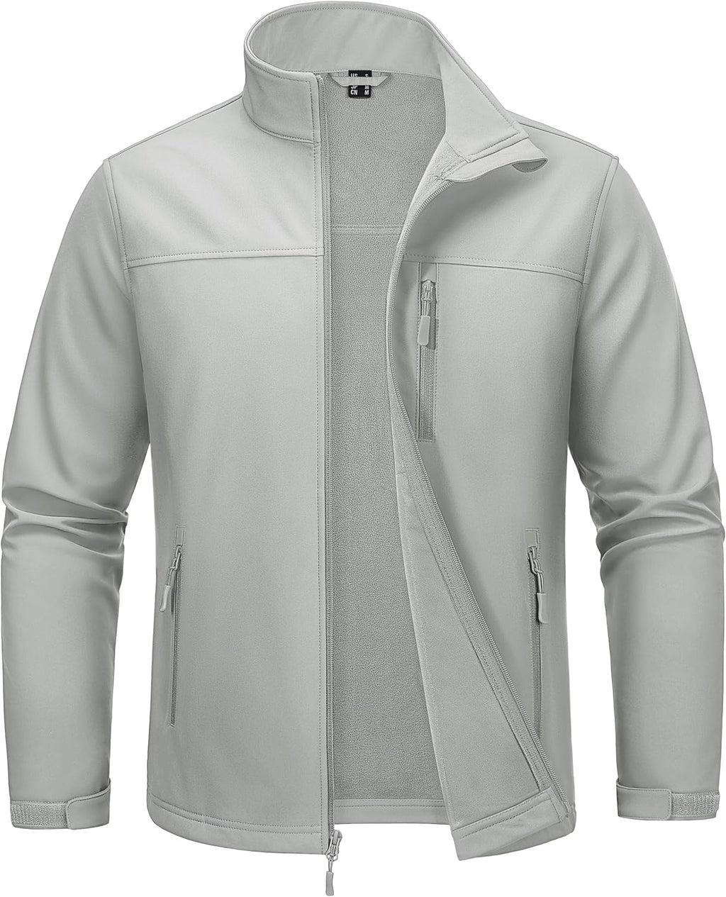 MAGCOMSEN Mens Lightweight Softshell Jacket Fleece Tactical Waterproof Coat