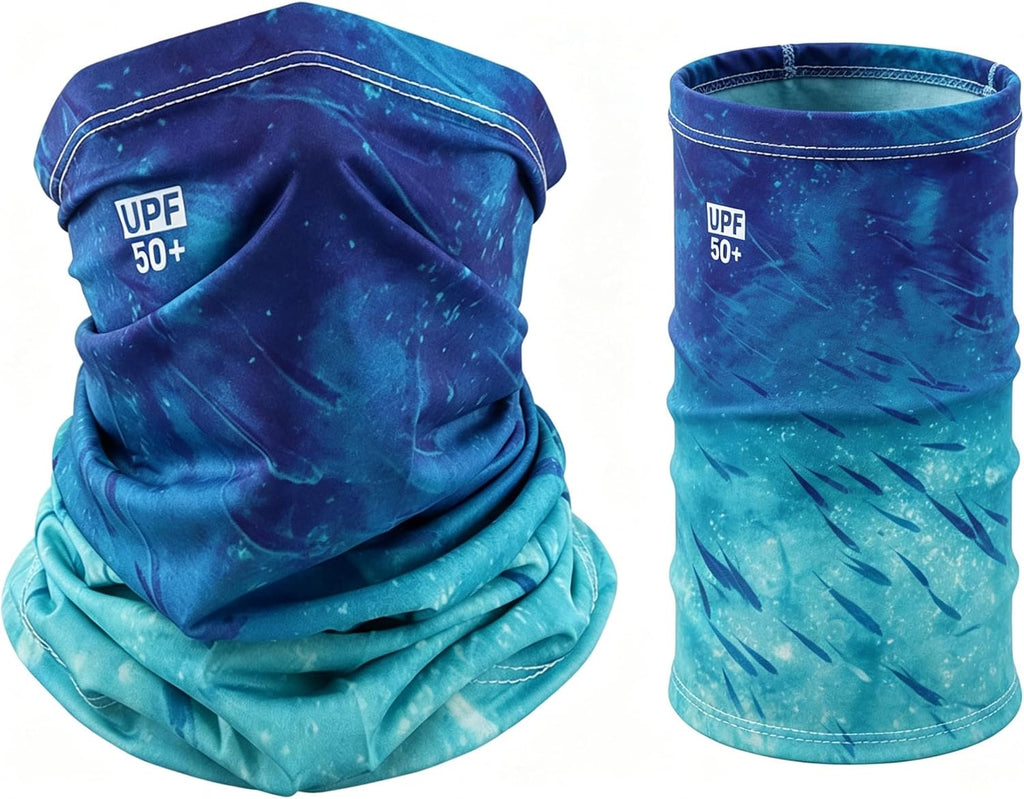 3D Printed Cooling Neck Gaiter for Men Women UPF 50+ UV Protection Bandana Outdoor Fishing Hiking Daily Use