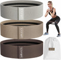 Fabric Resistance Bands Set of 3 for Legs, Glutes, Arms, Women Men Exercise