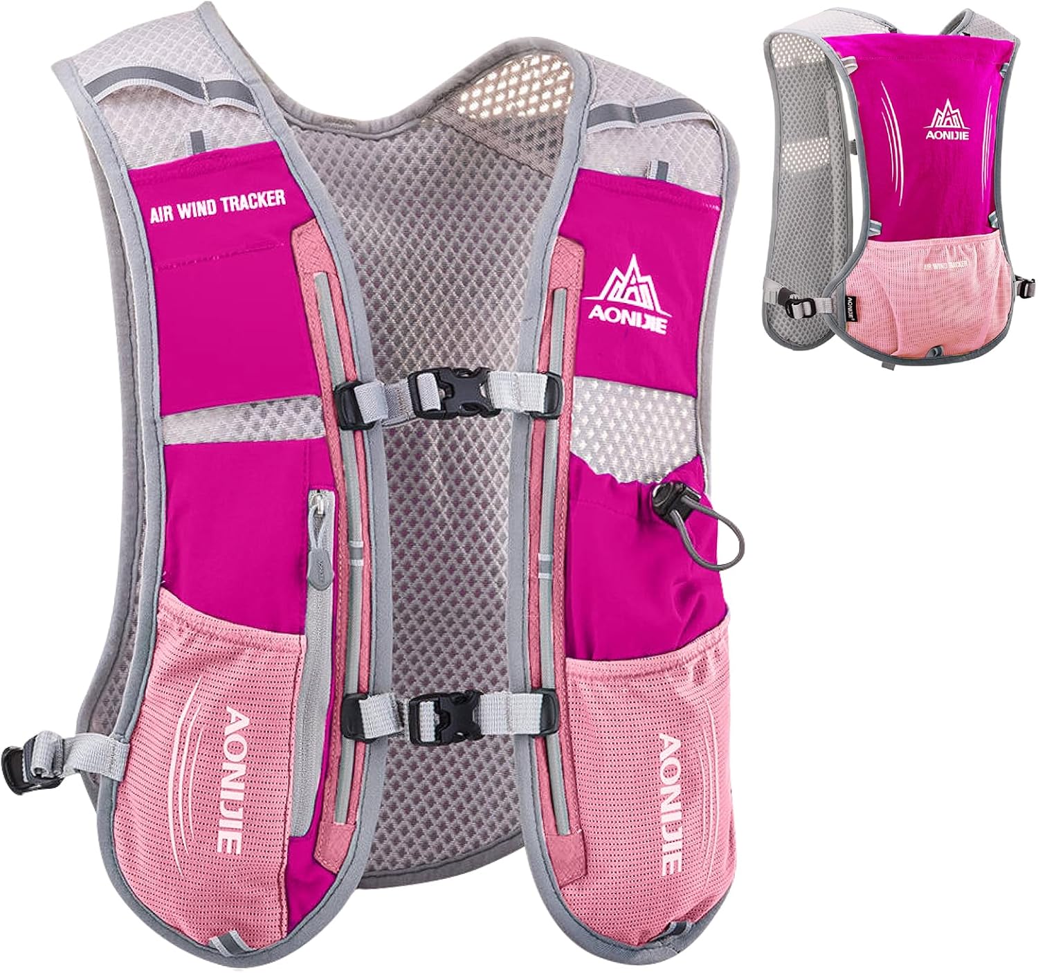 Azarxis Hydration Running Vest Backpack Pack 5L 5.5L for Women and Men Jogging Trail Race Marathon Cycling Hiking