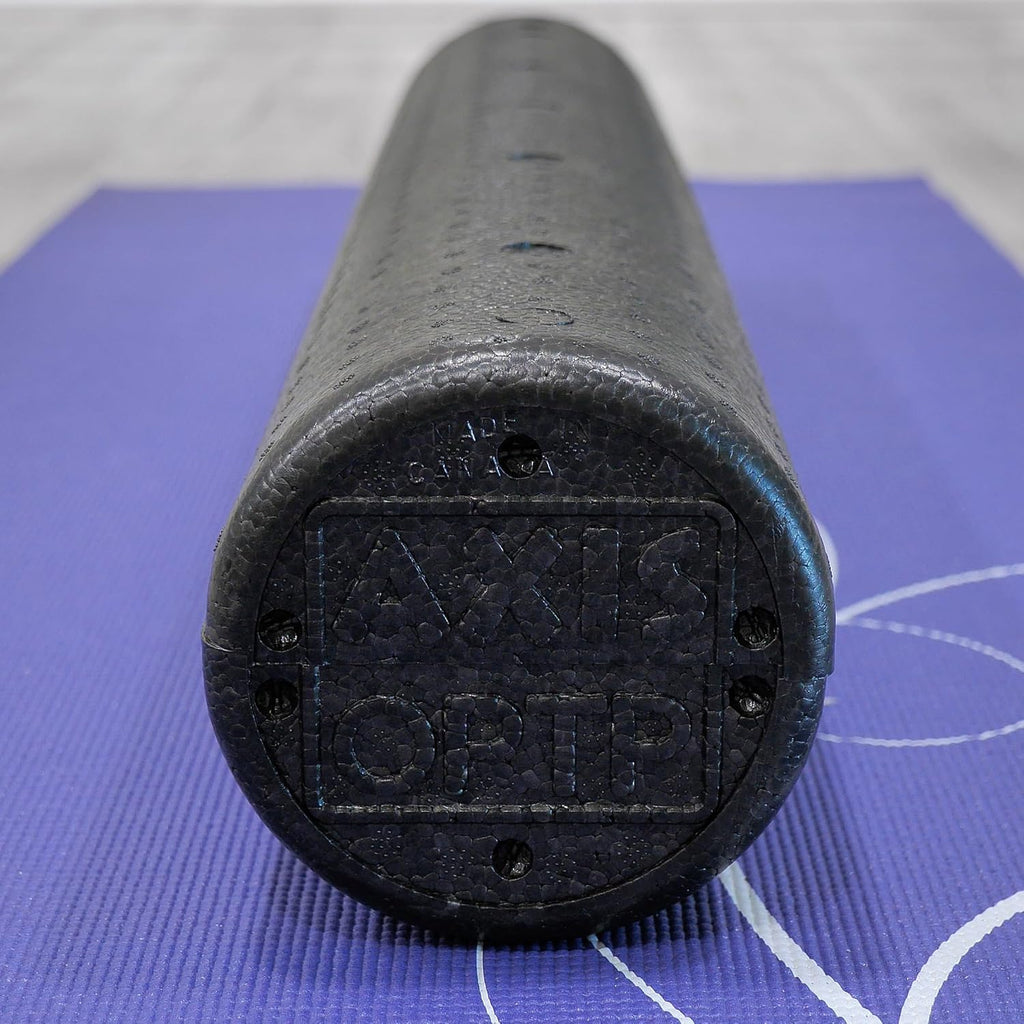 OPTP AXIS Firm Density Foam Roller – Round, Black, 36" x 6"