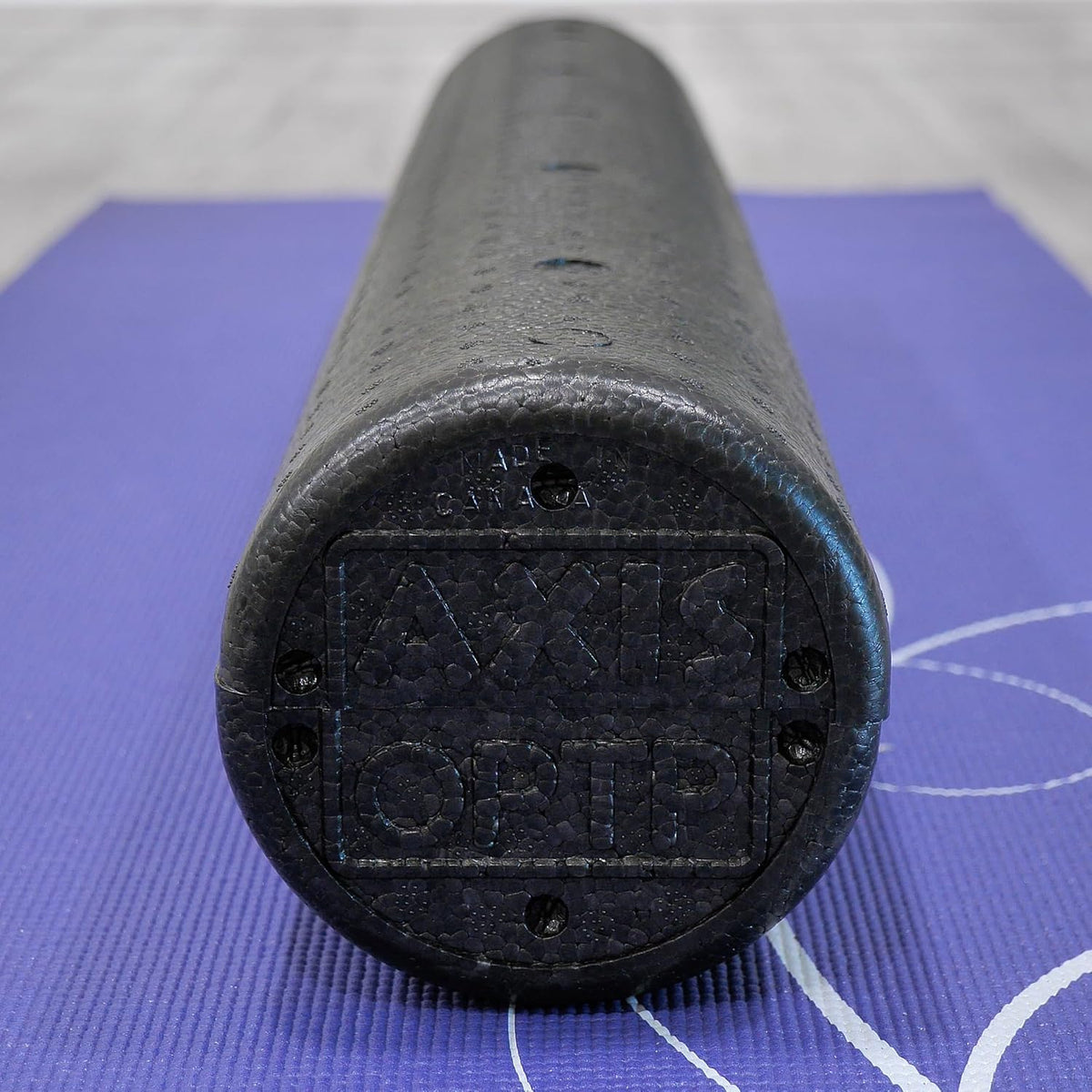 OPTP AXIS Firm Density Foam Roller – Round, Black, 36" x 6"