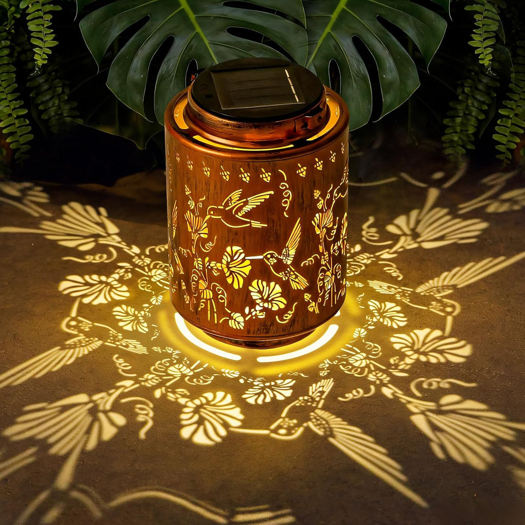 Hummingbird Solar Lantern, Birthday Gifts for Women Mom Grandma