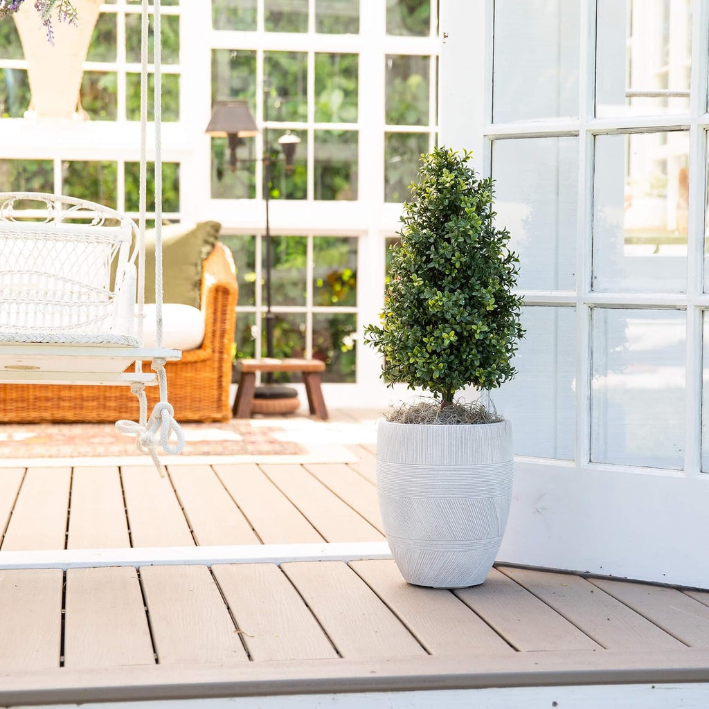 Nearly Natural 2.5 ft Artificial UV-Resistant Boxwood Plant (Set of 2)