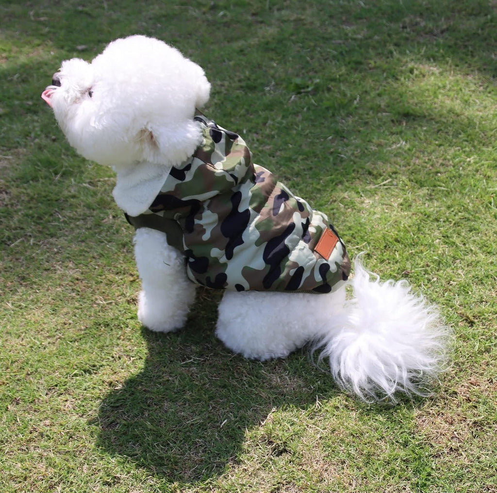 Vecomfy Warm Dog Coats with Hoodie,Winter Dog Jackets for Large Dogs