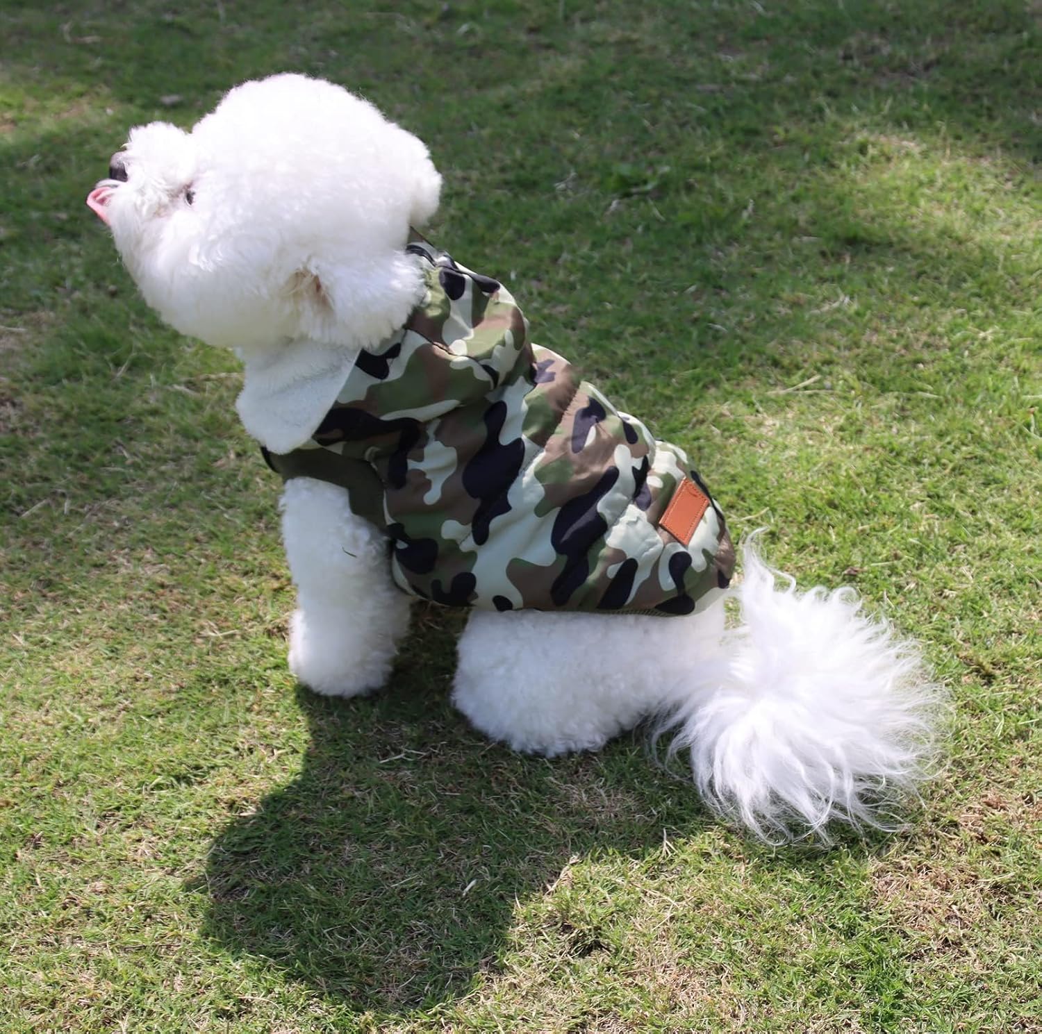 Vecomfy Warm Dog Coats with Hoodie,Winter Dog Jackets for Large Dogs