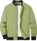 MAGCOMSEN Men's Bomber Jacket Lightweight Full Zip Windbreaker Jackets