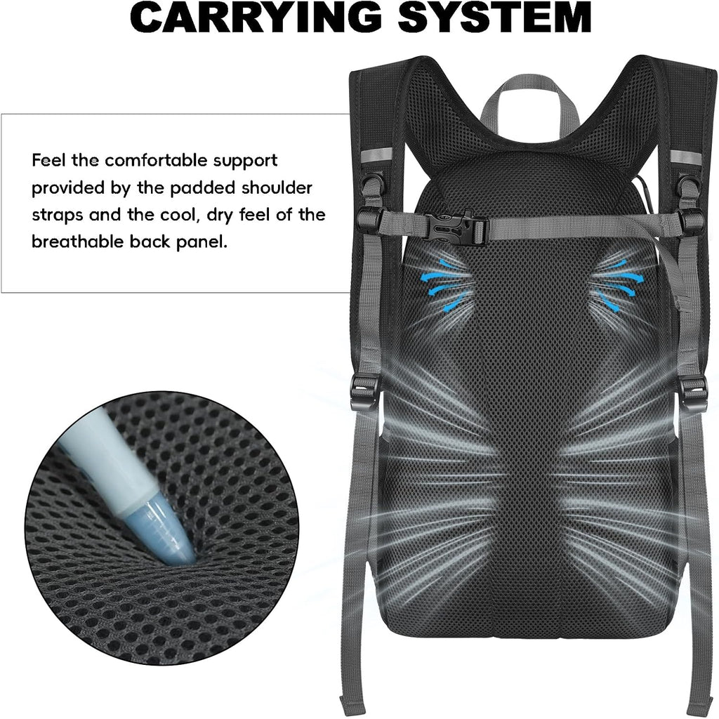 Seektop Packable Waterproof Hiking Backpack, 20L Lightweight Daypack