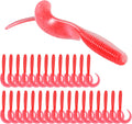 Curly Style Tail Worms Fishing Lures – Realistic Wavy Tail Soft Bait Grub Swimbaits for Saltwater & Freshwater Fishing, Available in 4 Inch & 6 Inch, Perfect for Bass, Trout, Crappie, & More