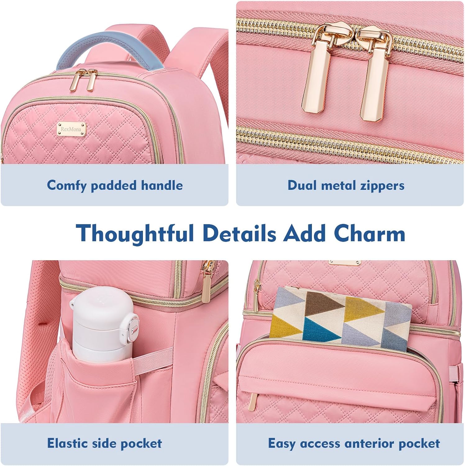 Backpack Cooler Lunch Box Backpack Double Decker Soft Cooler Bag