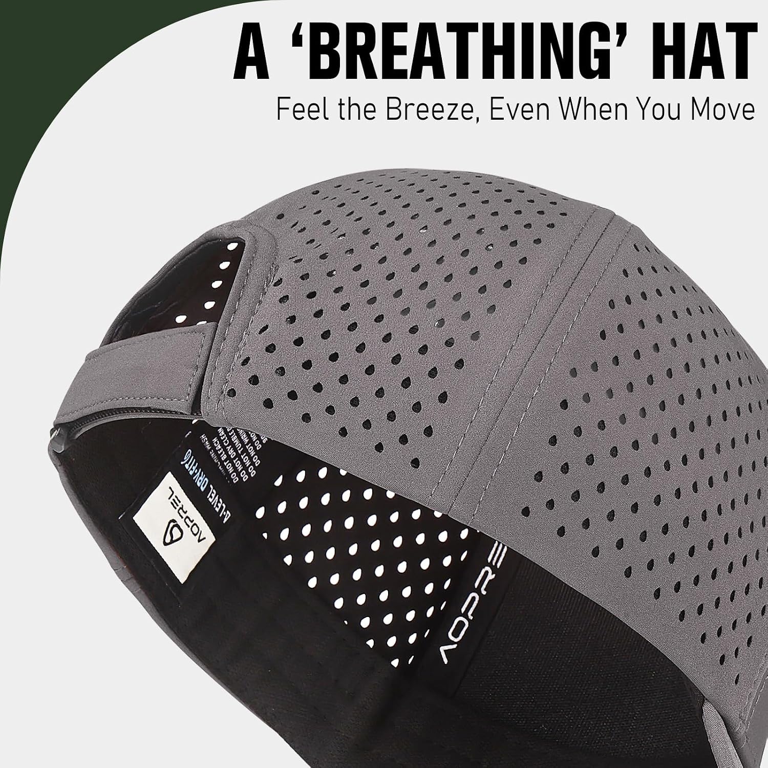 AOPREL Baseball Cap Breathable Mesh Golf Hat Quick Dry Adjustable Baseball Hats for Men and Women Sport Running Workout