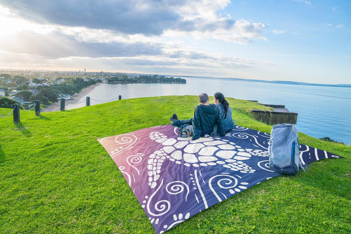 WEKAPO Beach Blanket Waterproof Sandproof Oversized Extra Large Sand Free