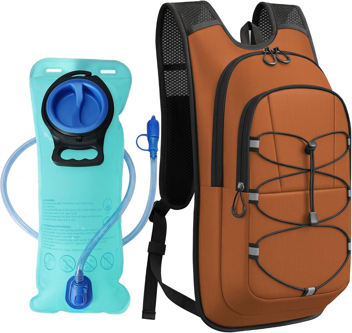 MIYCOO Hydration Backpack - Hiking Water Backpack with 2L Water Bladder