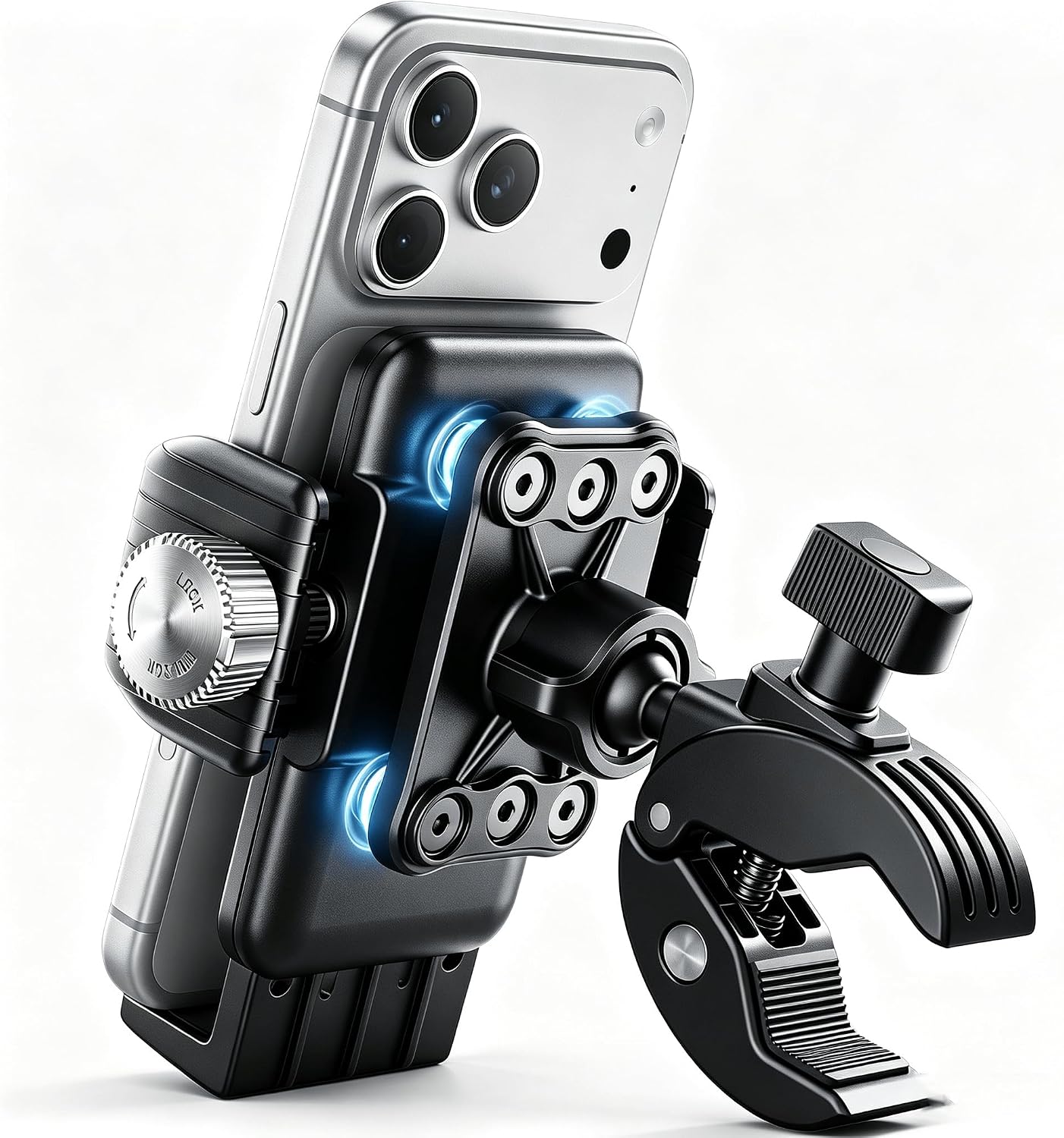 SUPERONE Motorcycle Bike Phone Mount with Upgrade Vibration Dampener