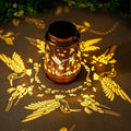 Hummingbird Solar Lanterns Outdoor Waterproof Hanging Solar Lights Gifts for Women Men Mom Metal Decorative LED Lantern Outside for Decor Garden,Yard,Patio,Lawn,Porch,Backyard