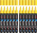 Overseas 12 Pack Yellow Acrylic Paint Pens Permanent Markers, Medium Tip