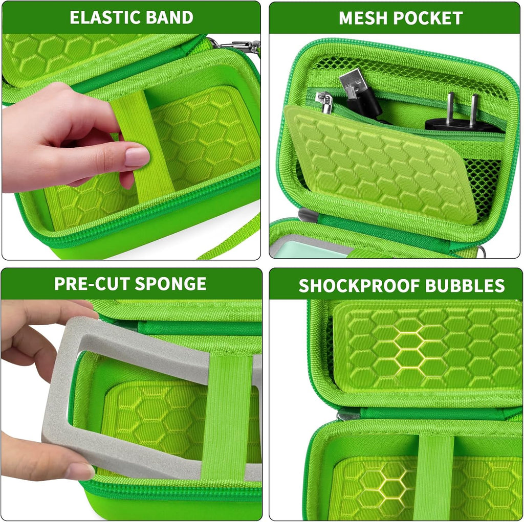 Comecase Digital Camera Case for Kodak PIXPRO FZ45 FZ55, Grass Green
