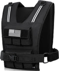 BAGAIL Weighted Vest Men, 20lb/30lb/40lb Adjustable Weight Vest for Woman with Removable Iron Weights, Women’s Rucking Vest for Walking, Workout, Running, Strength Training