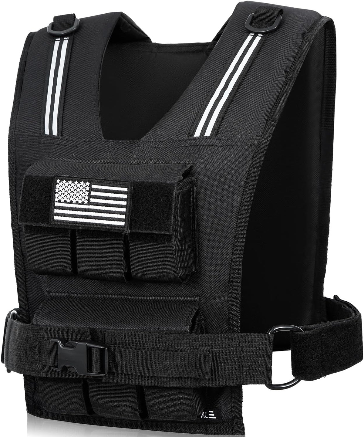 BAGAIL Weighted Vest Men, 20lb/30lb/40lb Adjustable Weight Vest for Woman with Removable Iron Weights, Women’s Rucking Vest for Walking, Workout, Running, Strength Training