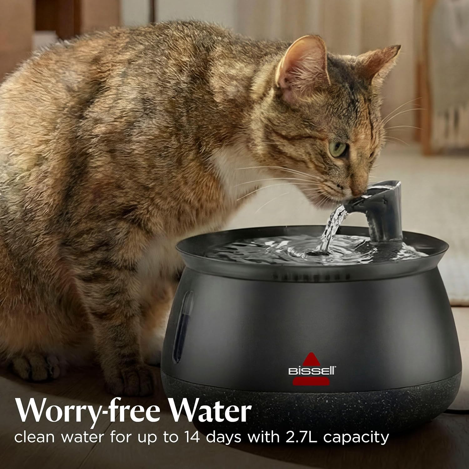 BISSELL HydrateWell Cat Water Fountain, 91oz, 4408