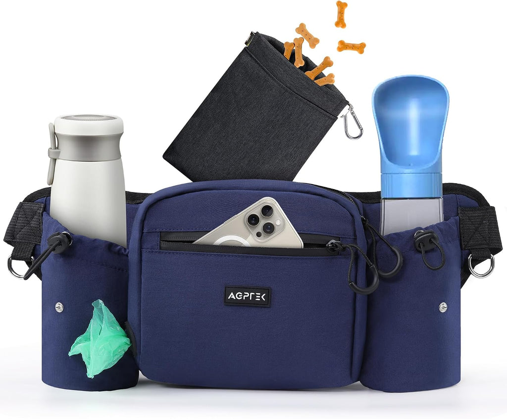 AGPTEK Dog Treat Pouch,Dog Walking Bag
