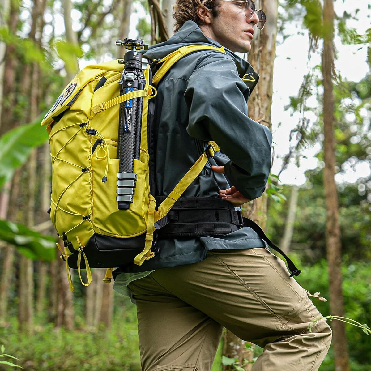 LEOFOTO 35L Waterproof Travel Camera Bag Backpack for Photographer - Yellow