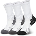 Hylaea Unisex Crew Socks for Running Athletic, Comperssion & No Blisters