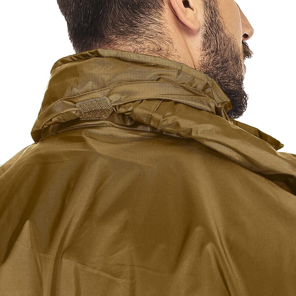 33,000ft Men's Packable Rain Jacket Lightweight Waterproof Golf Raincoat