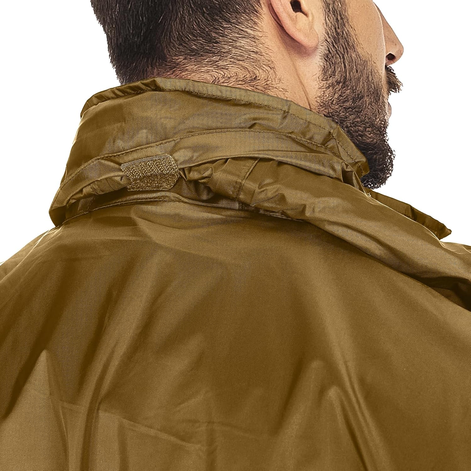 33,000ft Men's Packable Rain Jacket Lightweight Waterproof Golf Raincoat