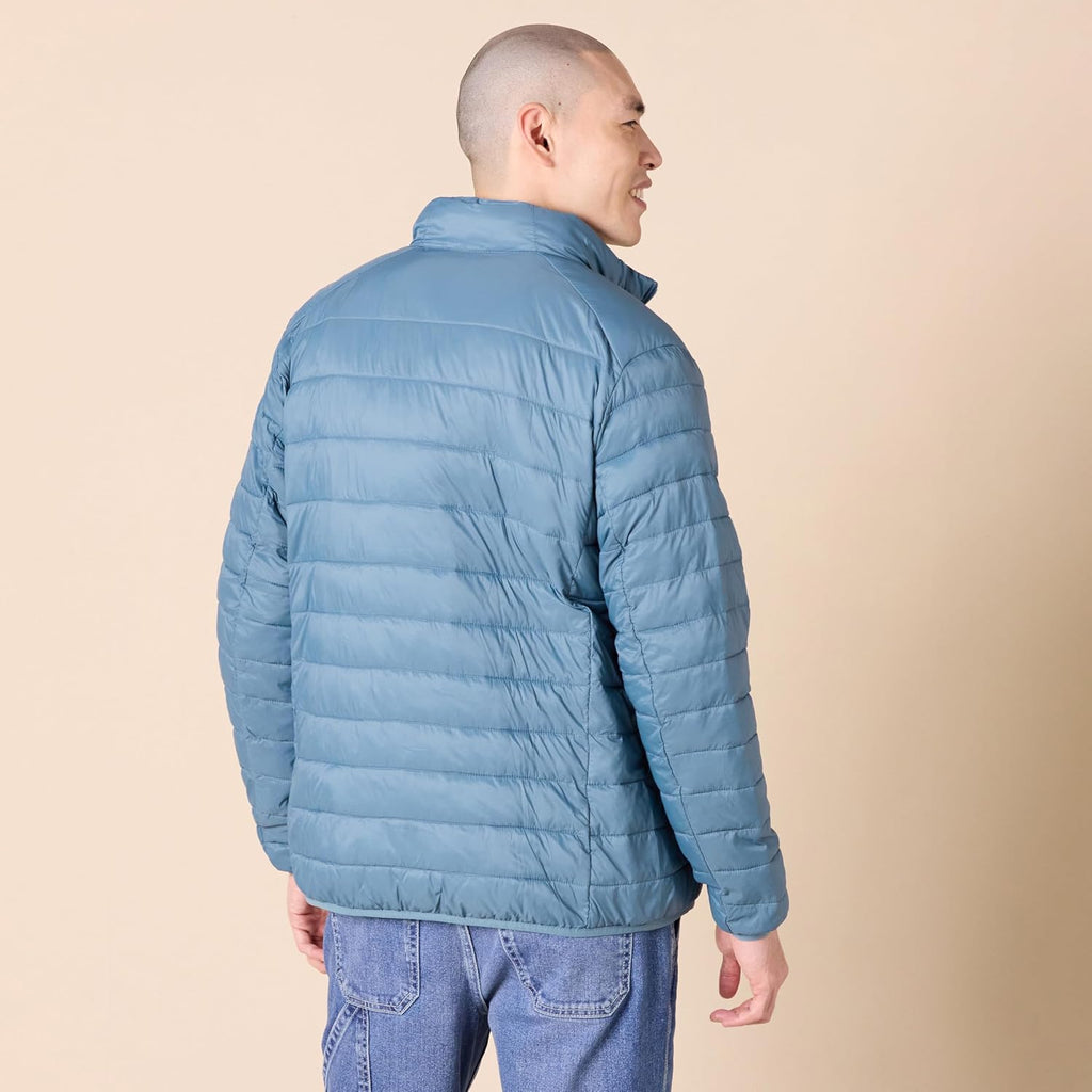 Amazon Essentials Men's Packable Lightweight Water-Resistant Puffer Jacket (Available in Big & Tall)