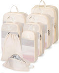 6/8 Set Space Saving Compression Packing Cubes Lightweight Packing Cube