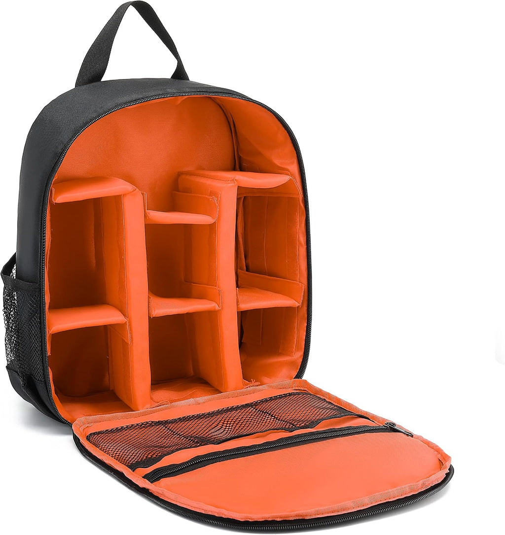 Digital DSLR Camera Waterproof Sling Backpack Shoulder Bag For Unisex Hiking Traveling Red