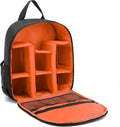 Digital DSLR Camera Waterproof Sling Backpack Shoulder Bag For Unisex Hiking Traveling Orange