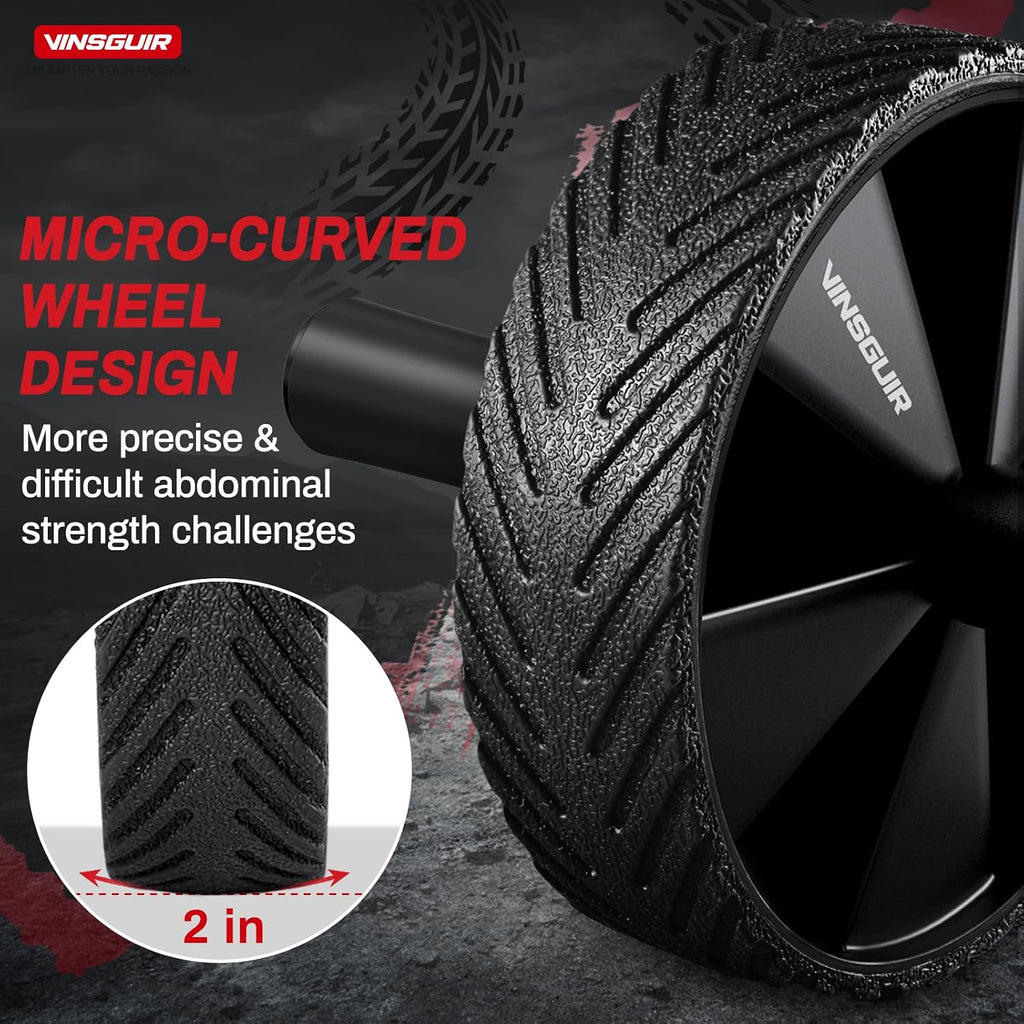 Vinsguir Ab Roller Wheel - Ab Workout Equipment for Abdominal & Core Strength Training, Home Gym Fitness Equipment for Men Women