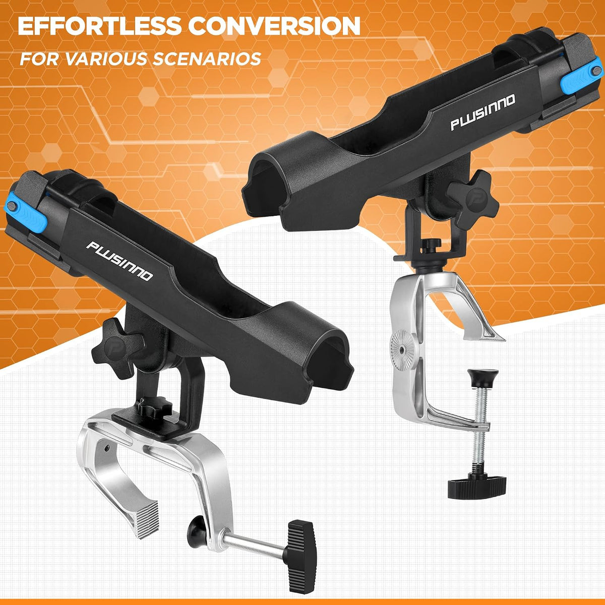PLUSINNO Rod Holders for Fishing Boat Adjustable Pole Rod Holder